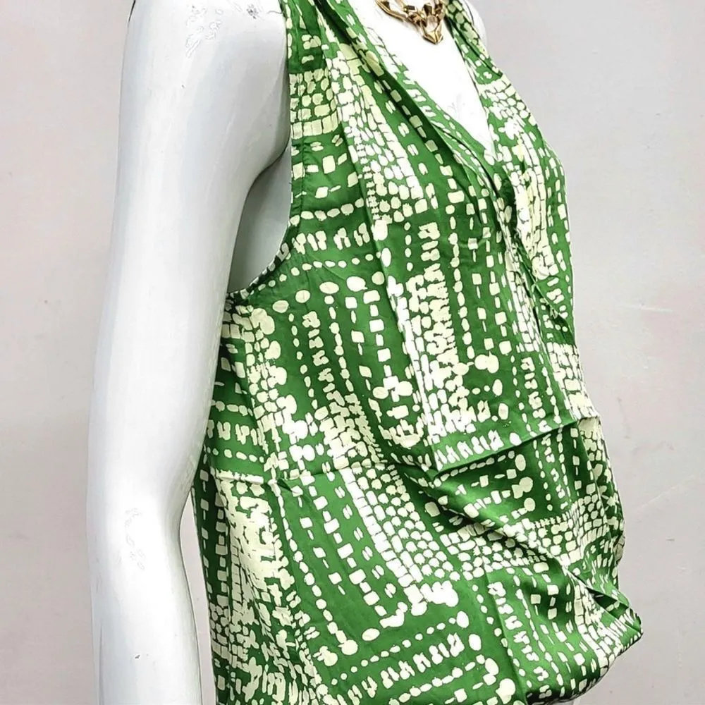 Velvet by Graham & Spencer Green Zita Blouse Sz XS - Image 2