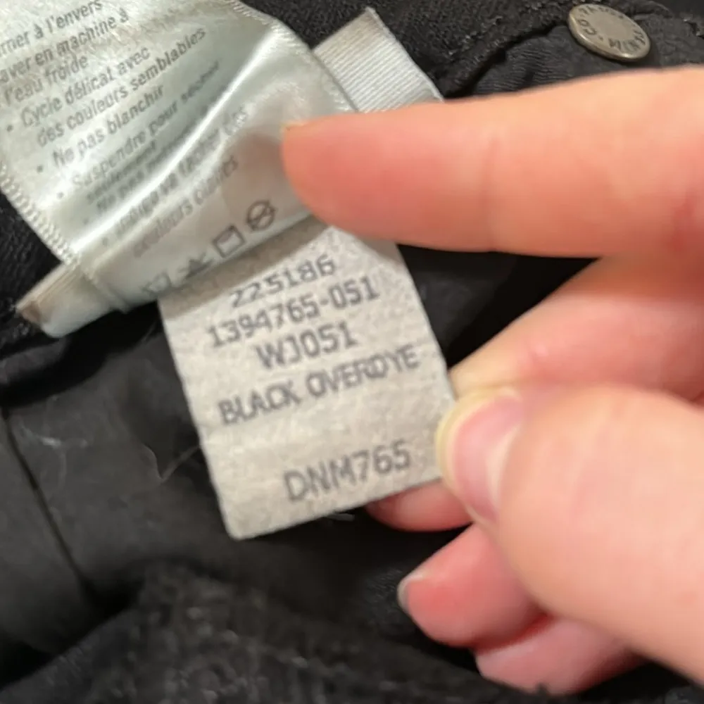 Paige Verdugo Ultra Skinny Jeans in black overdye size 28 - Image 10