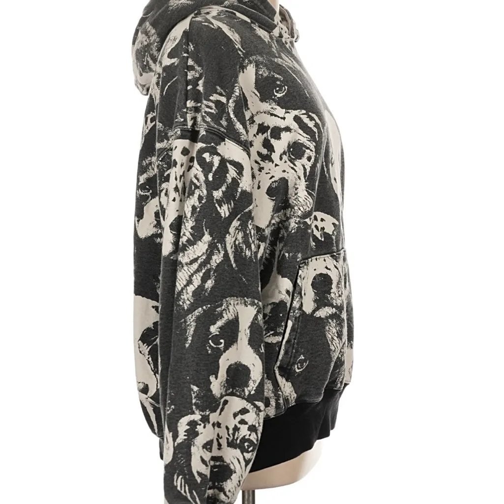 Cherub Puppies Hoodie Black Size L - Image 3