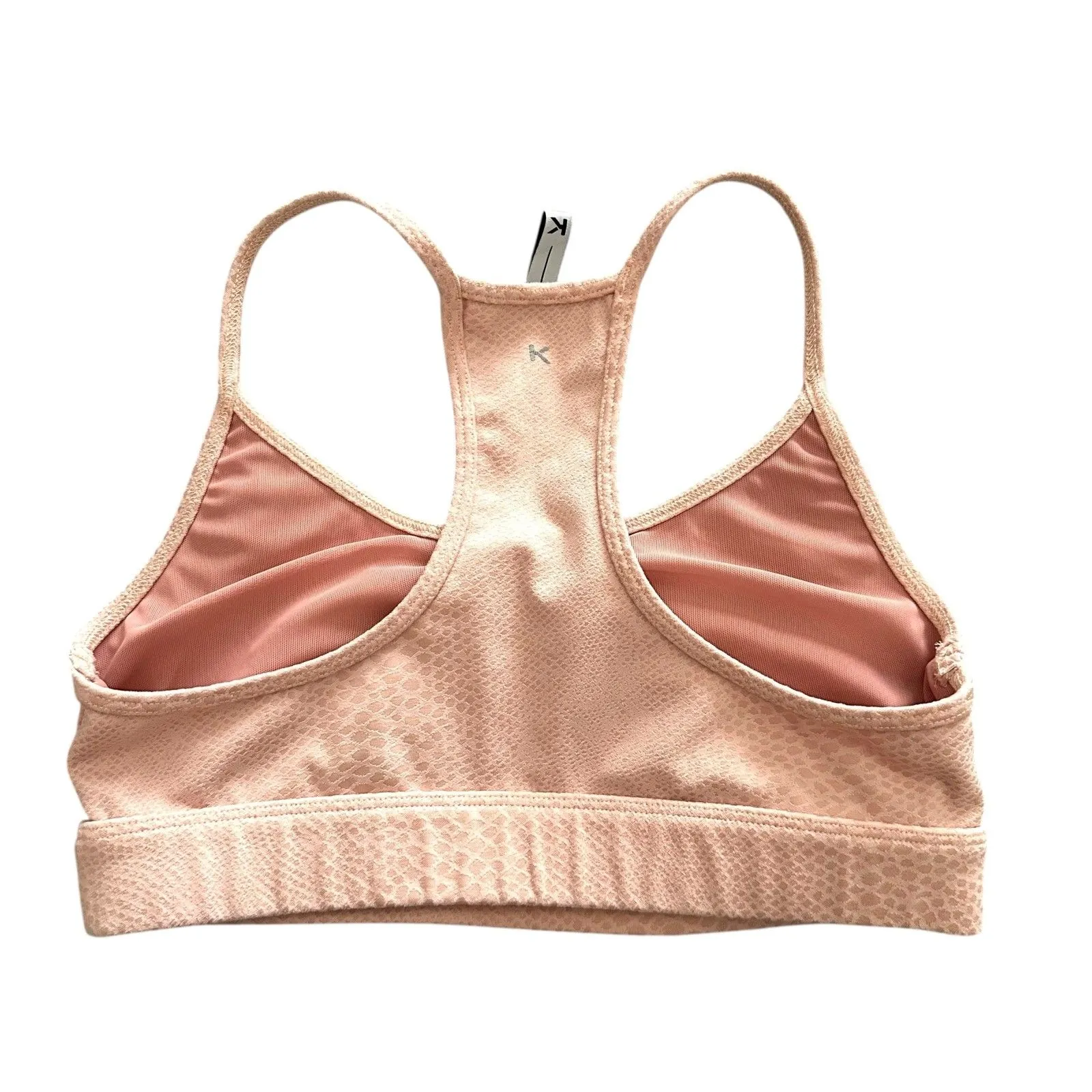 KORAL Trifecta Versatility Snake Print Sports Bra Pink Medium - Image 3