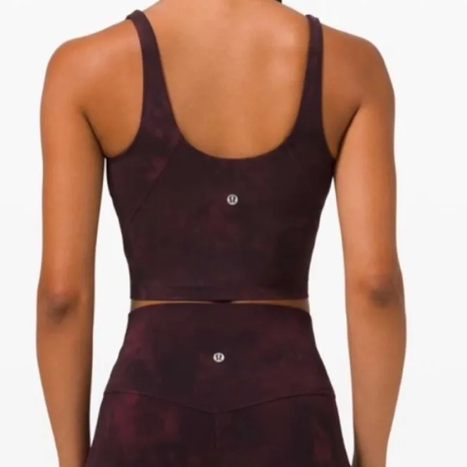Lululemon Align Tank *Diamond Dye in Diamond Dye Cassis Black Size 4 - Image 2