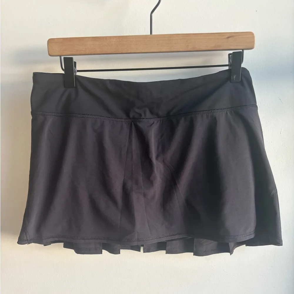Lululemon‎ Pace Setter black Skirt 8 Athleisure workout yoga pickleball coastal - Image 2