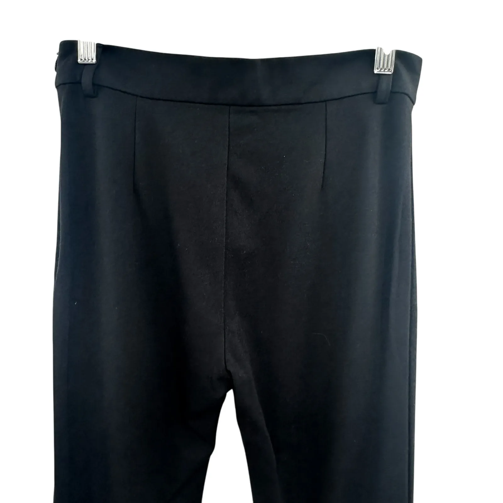 Sandro Ponte Knit Legging Pants Flared High Waist Size 38 US 6 - Image 6