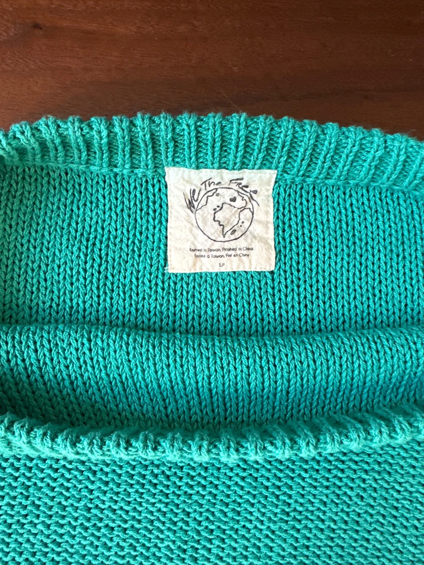 Teal We The Free Chunky Sweater - Image 3
