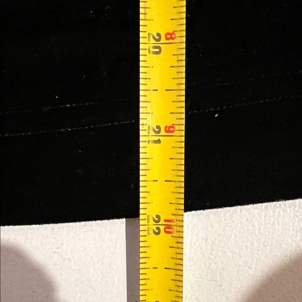 Vintage Tadashi velvet mesh sheer corset style size L - Image 11