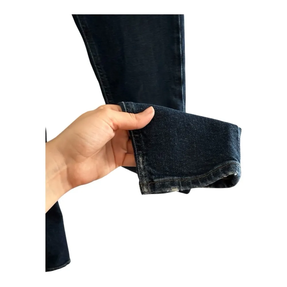 AGOLDE Nico Cabana High Rise Button Fly Dark Wash Skinny Slim Jeans Size 23 - Image 5