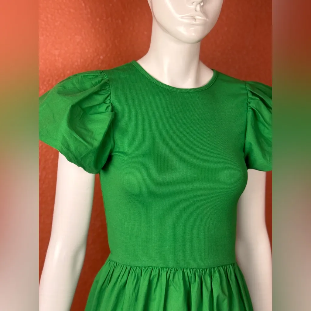 Zara Emerald Green Dress Size Small. - Image 6