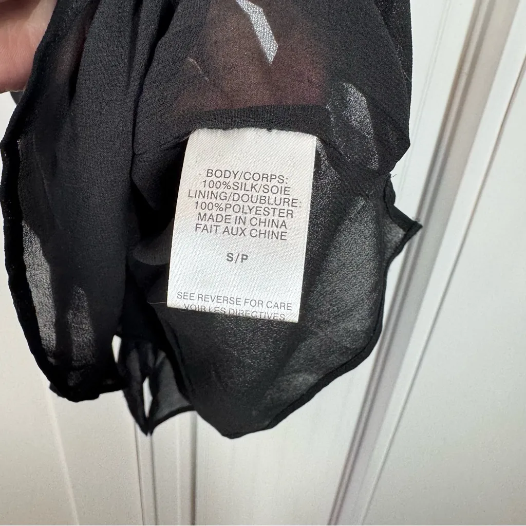 Cami NYC the Lily ruffle halter 100% silk tank Size small closet staple playful - Image 4