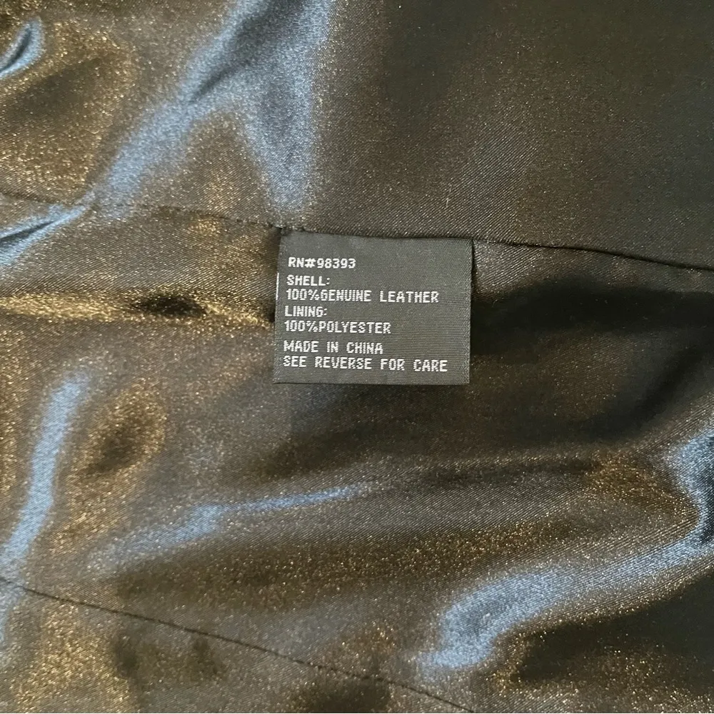 Pamela McCoy Leather Jacket Blazer Cheetah Print Black Metallic Silver, … Size XS - Image 14