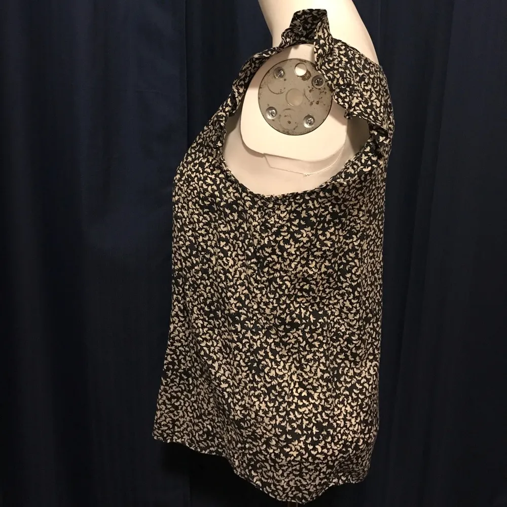 Jack Wills navy and white butterfly 🦋 printed top - Image 5