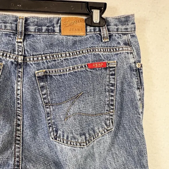 Vintage Zena Jeans Women’s Jeans Sz 8 Stretch Bootcut Denim Y2K Blue Medium Wash - Image 2