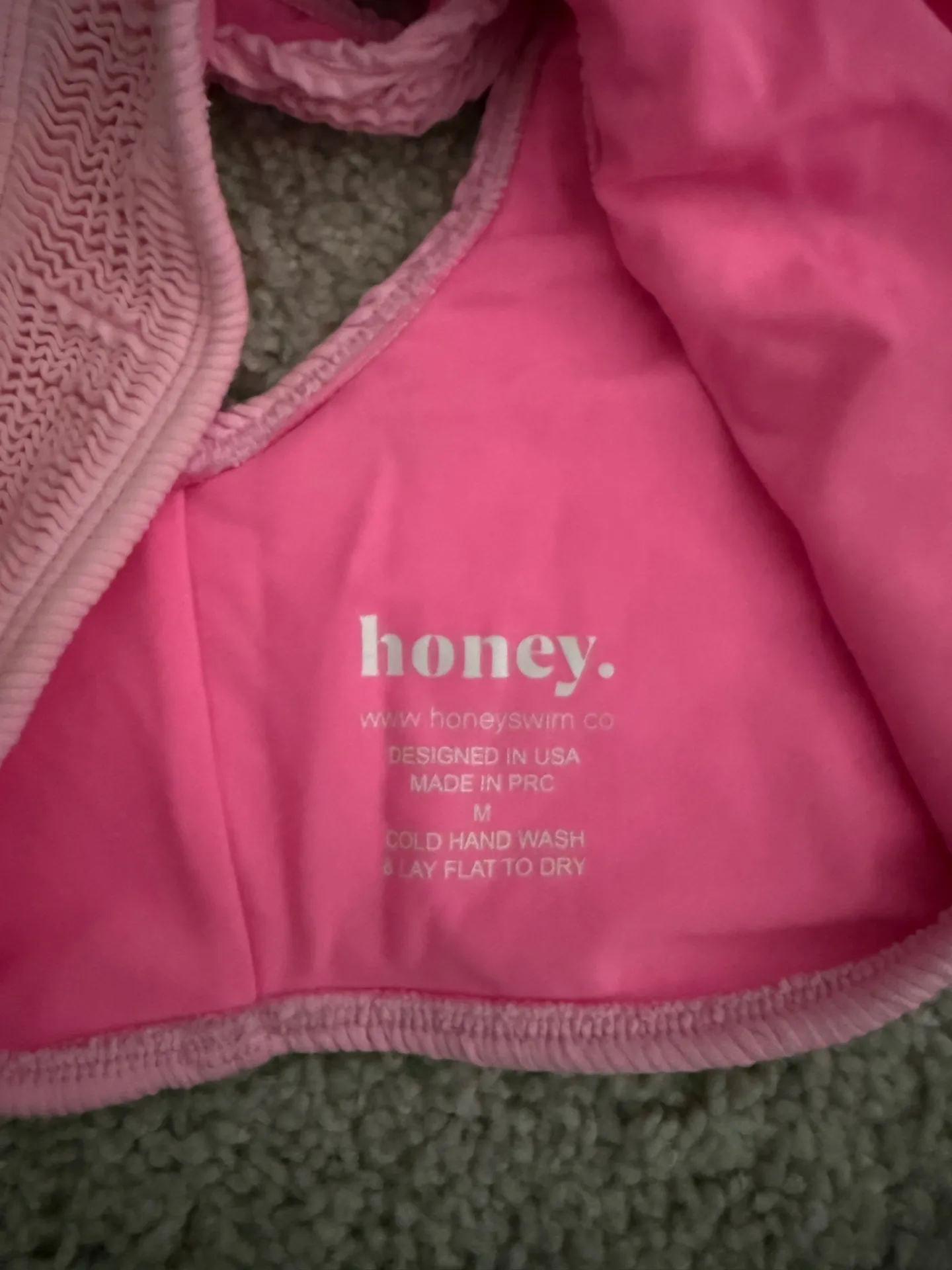 Honey Swim bikini set Pink Size M - Image 5