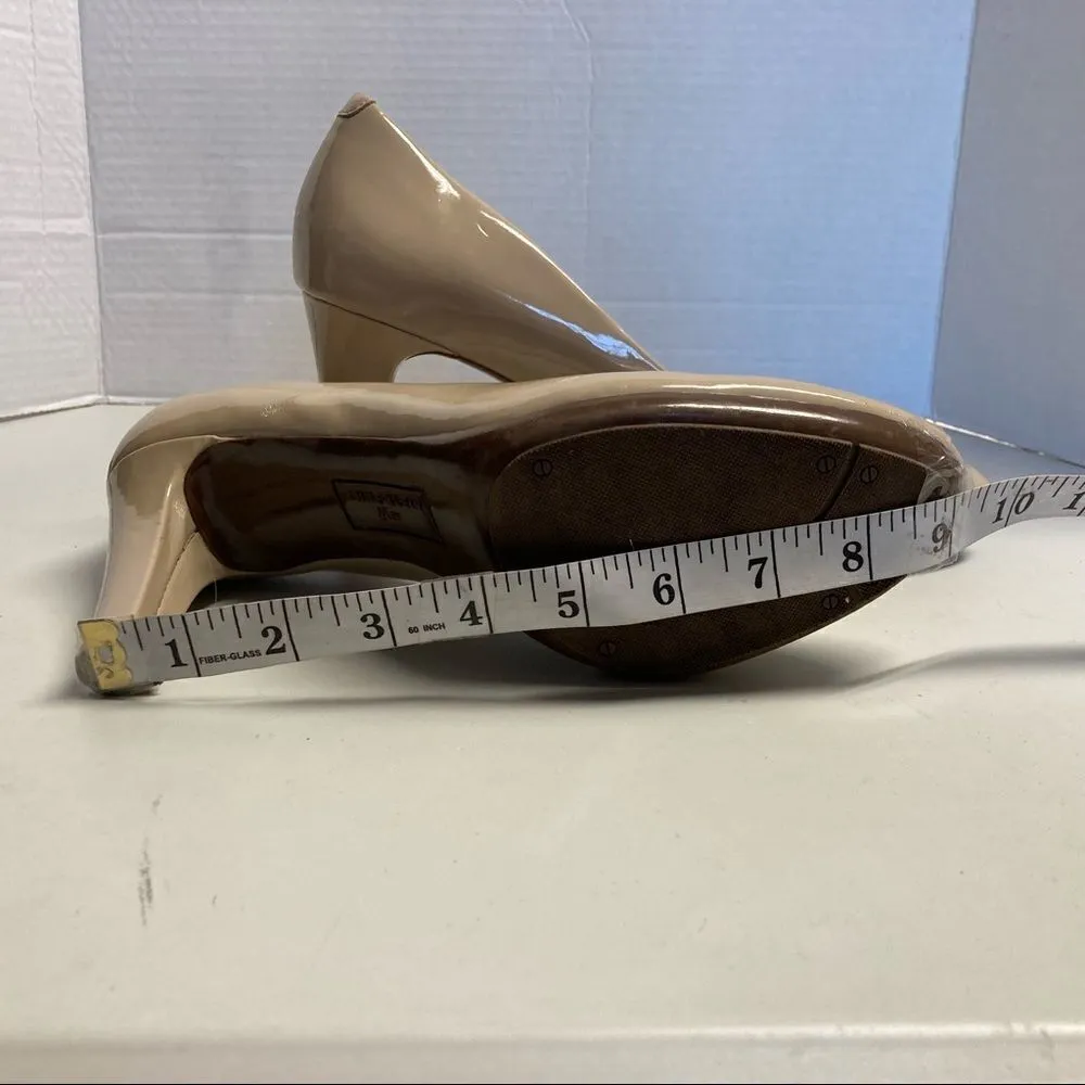 Anne Klein,Clemence‎ Style, Women’s heels, cream/beige, Sz 10M, 3 1/2” heel, - Image 6