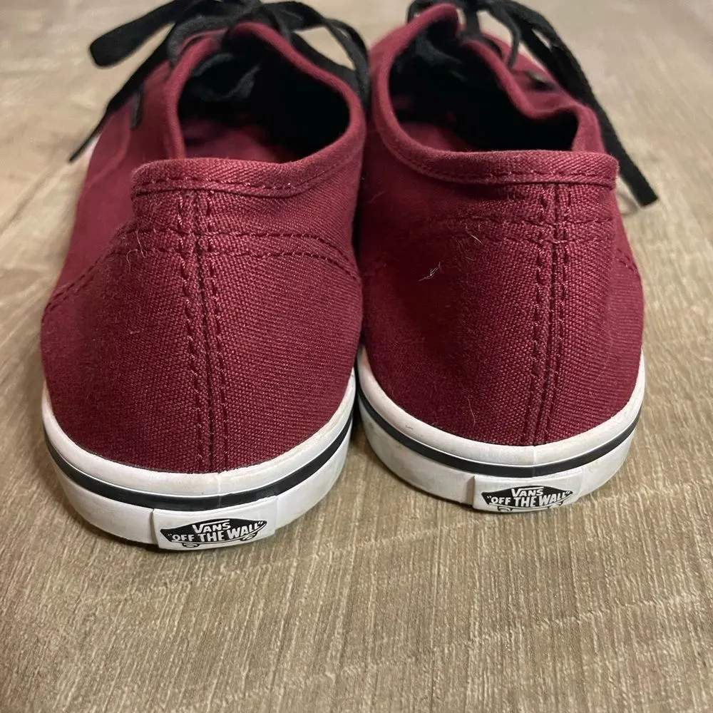 Women’s Vans, Maroon Size 7.5 - Image 3