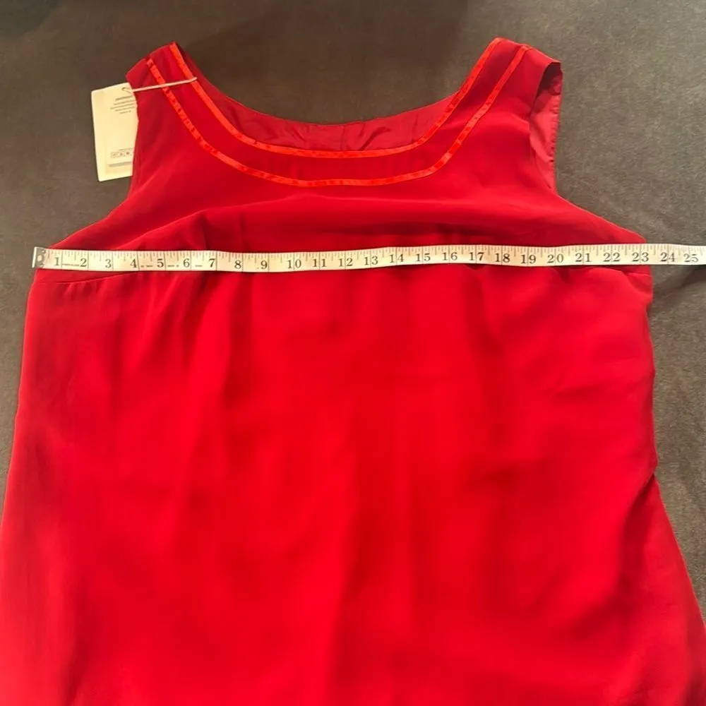 Women’s Red Chiffon 3 Piece Pants Suit Mother of the Bride Plus Size 20W NEW - Image 8