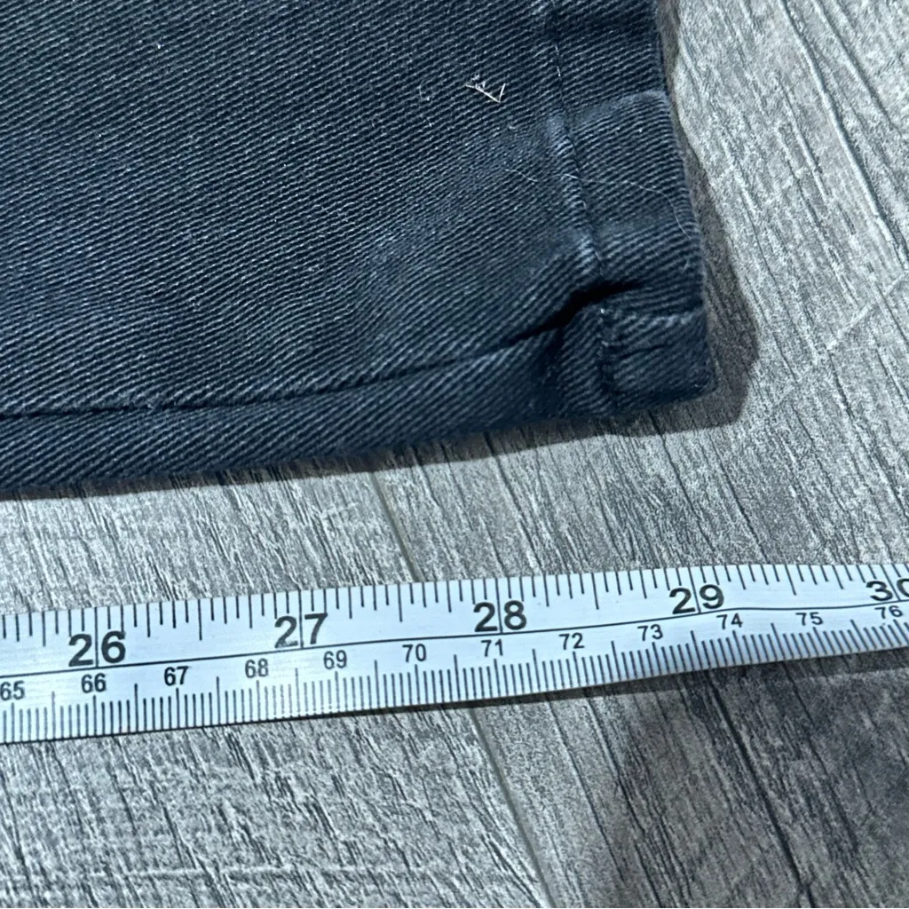 Skinny Jeans Black Pants Women’s very High Rise straight leg denim - Image 7