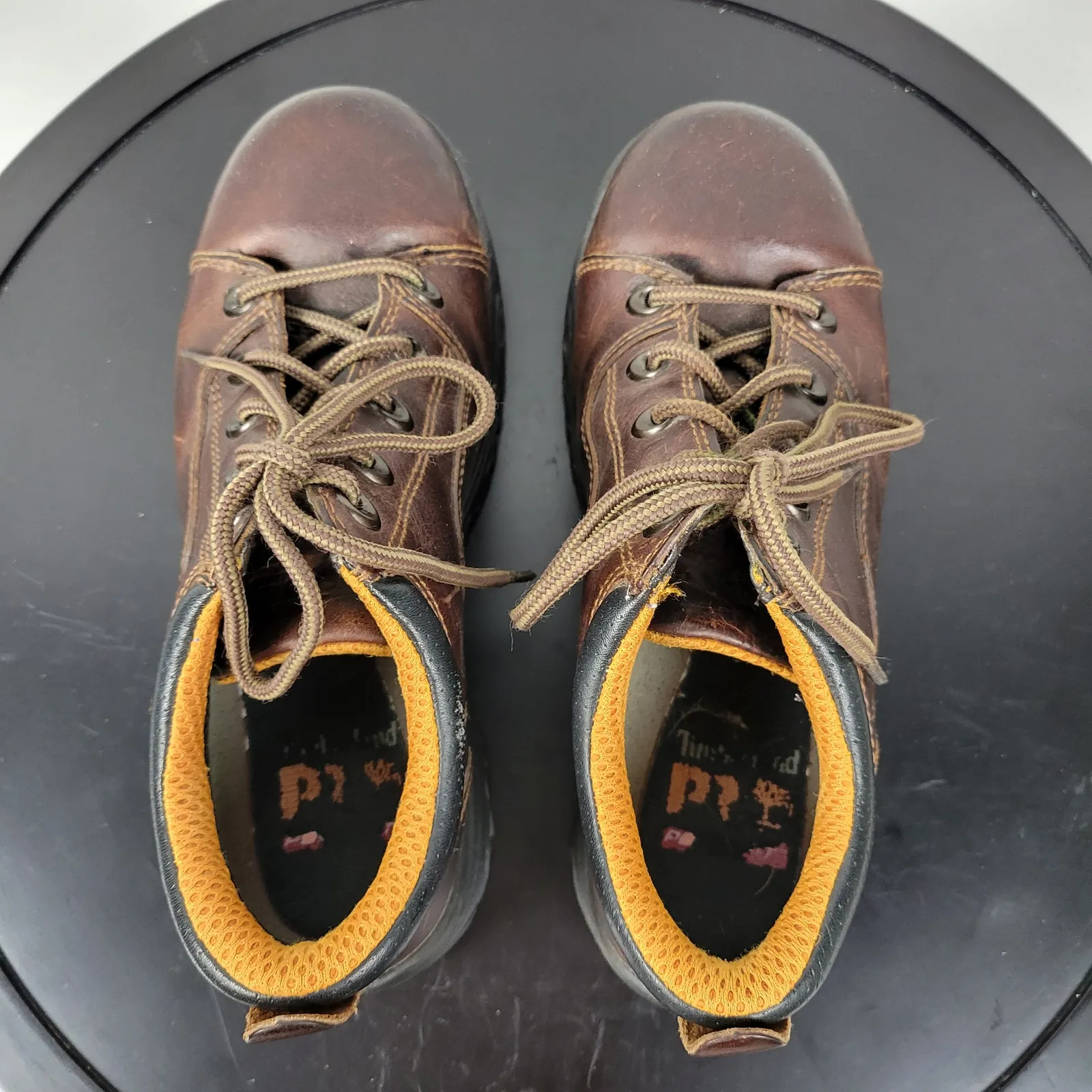 Timberland Pro Titan EH Womens Shoes Size 6 Brown Alloy Toe Leather Oxford 63189 - Image 8