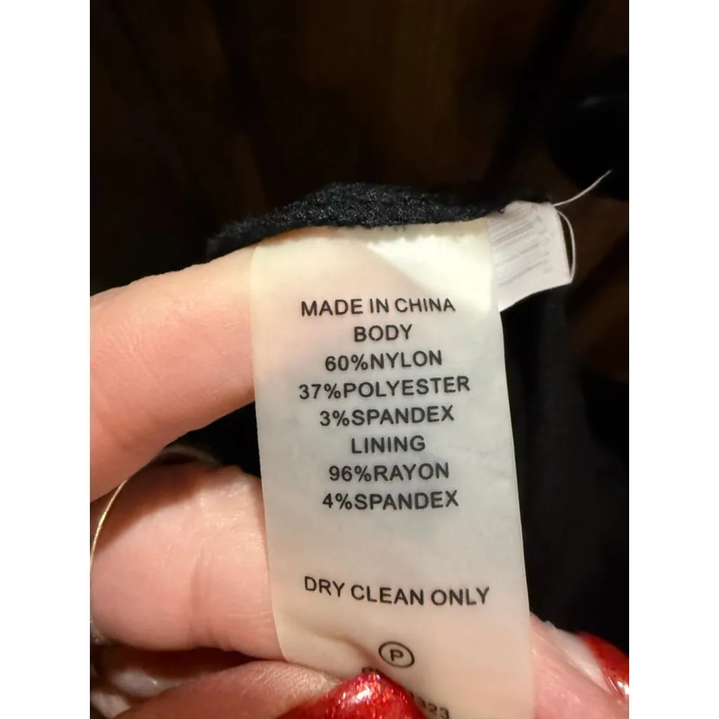 Women's Vince Camuto Black Lace Pencil Skirt M - Image 5