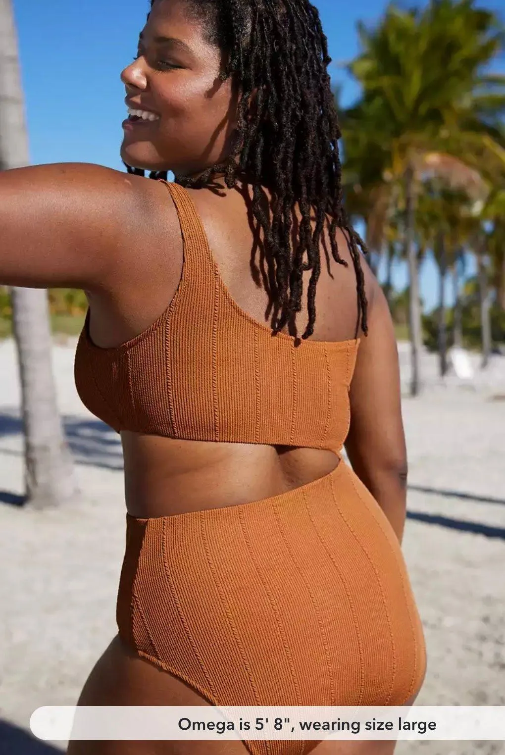 Aerie One Shoulder Ribbed One Shoulder One Piece - Image 4