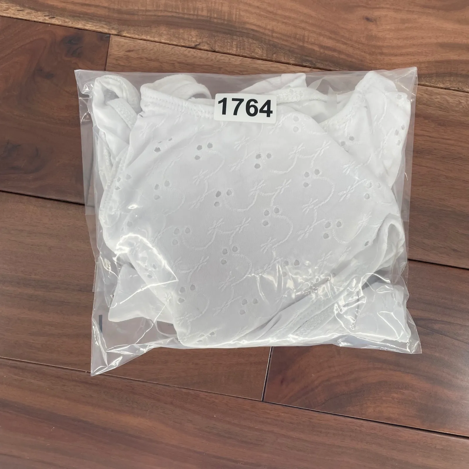 Lulus  Darielle White Eyelet Embroidered Cutout One-Piece Size L - Image 7