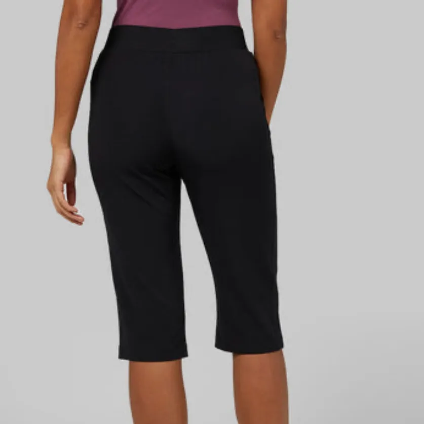 32 Degrees Black Stretch Woven Capri Pants - Image 3