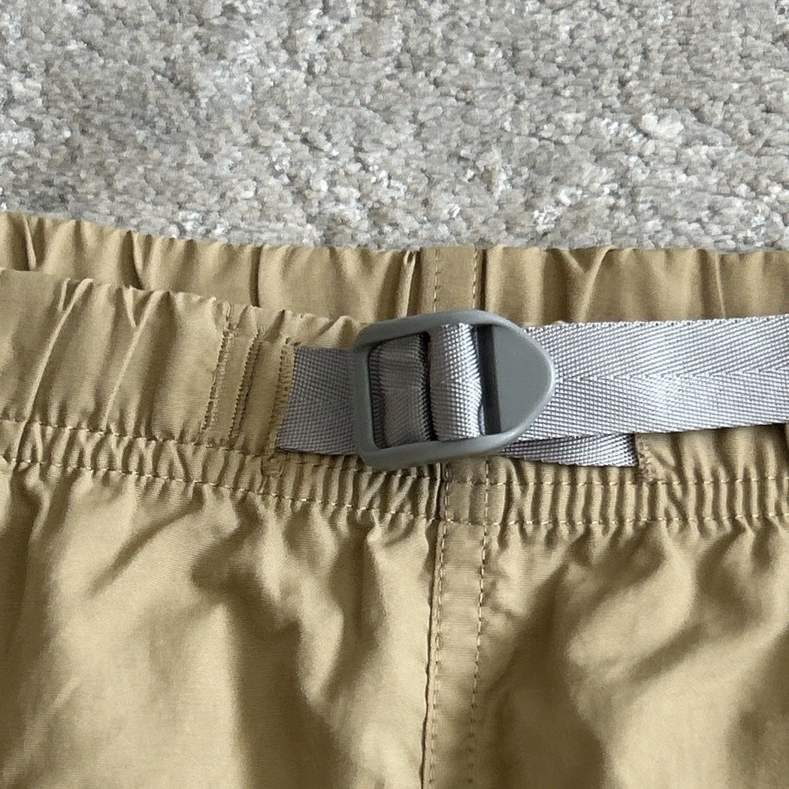 Gramicci Hiking Shorts Womens XL Belted 6” Inseam Rocket Dry Nylon Khaki Tan Brown - Image 3