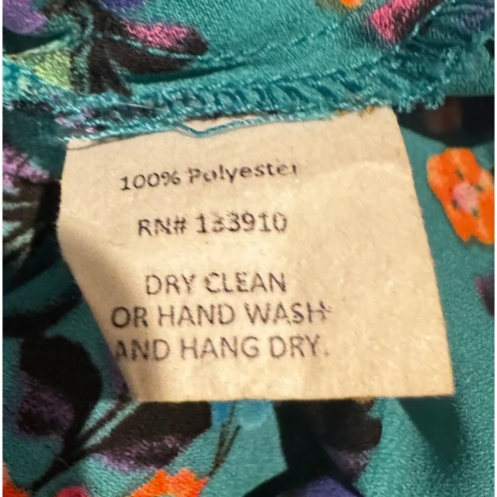 SHOW ME YOUR MUMU Donna Michelle Tunic Top Floral Boho Long Sleeve Size Large - Image 7