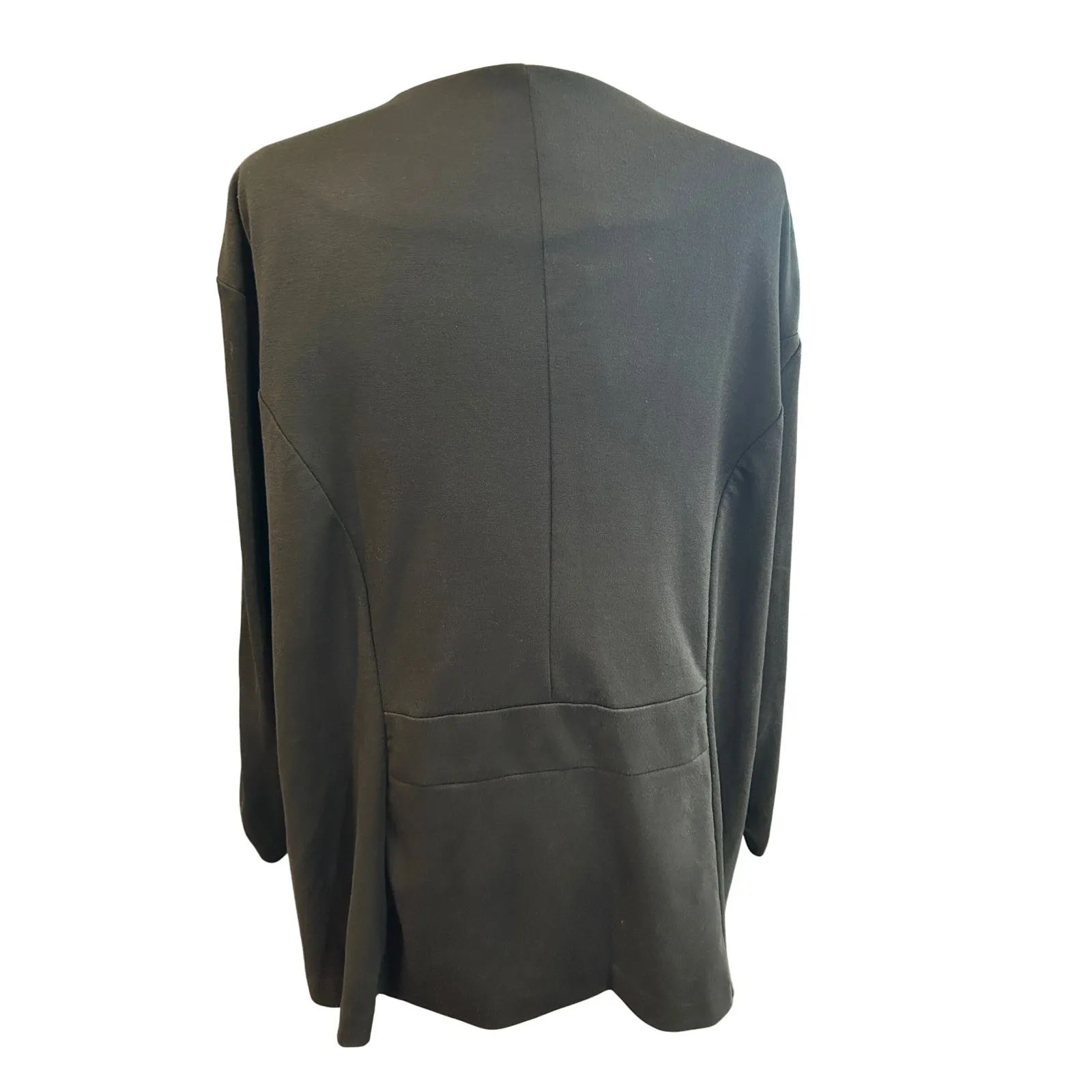 Torrid Women's Size 5 Black Open‎ Front Knit Cardigan Blazer Plus Size - Image 4