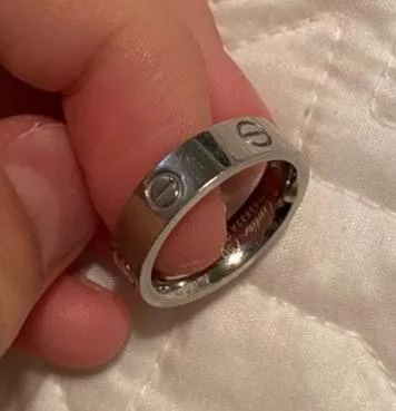 Cartier Love Ring Silver - Image 2