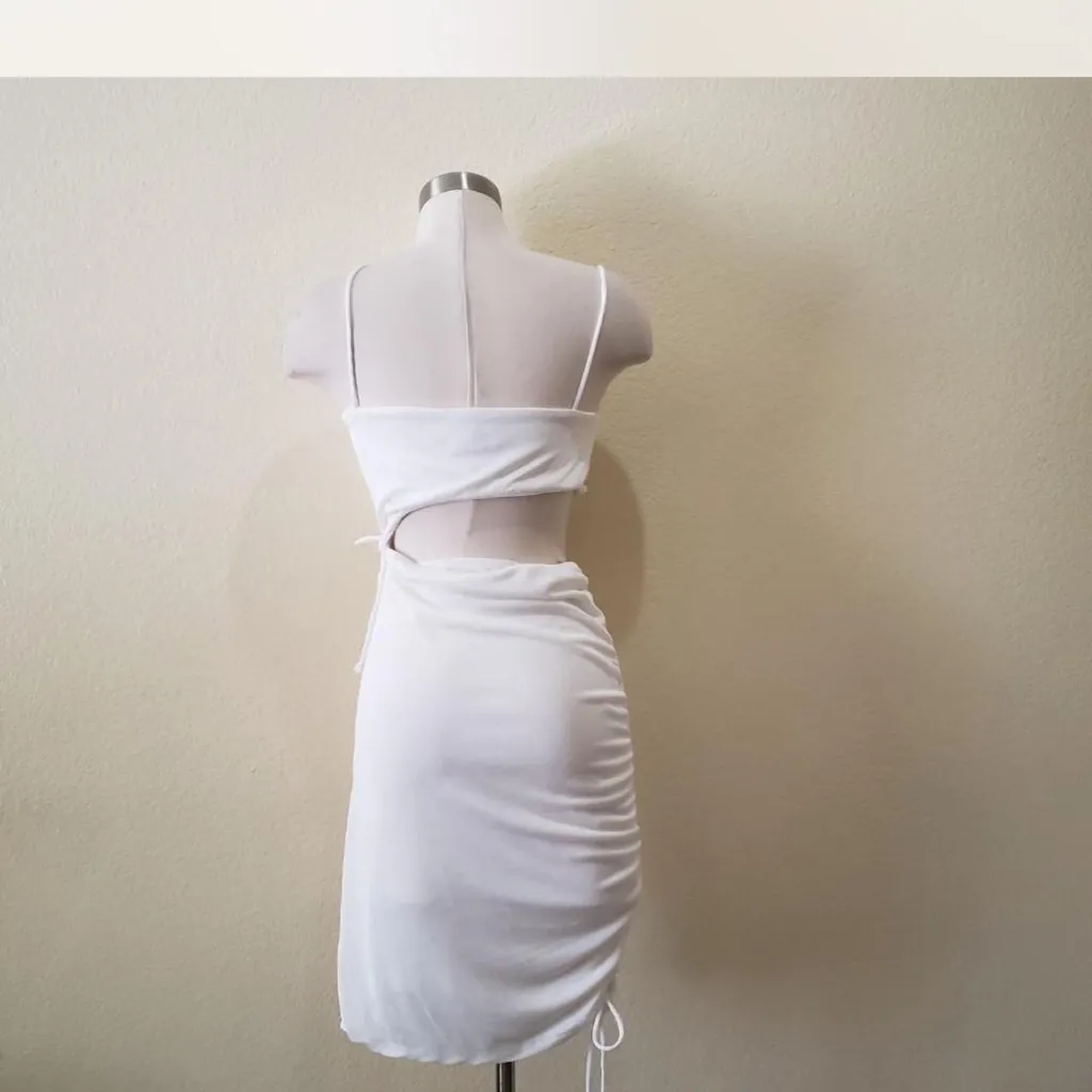 Princess Polly Imelda Mini Dress White Size 6 - Image 2