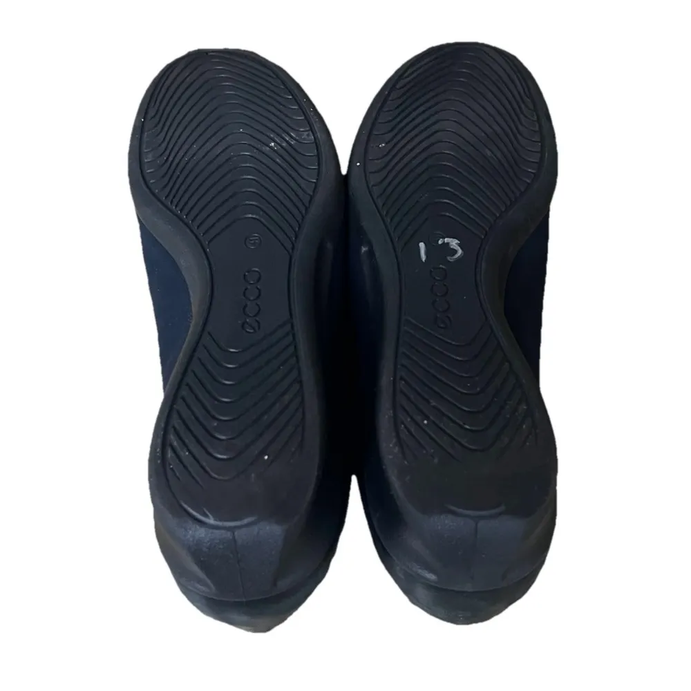 ECCO Women’s Abelone Stretch Loafer Wedge Slip-On Shoes Navy Blue Comfort EU 41 - Image 9