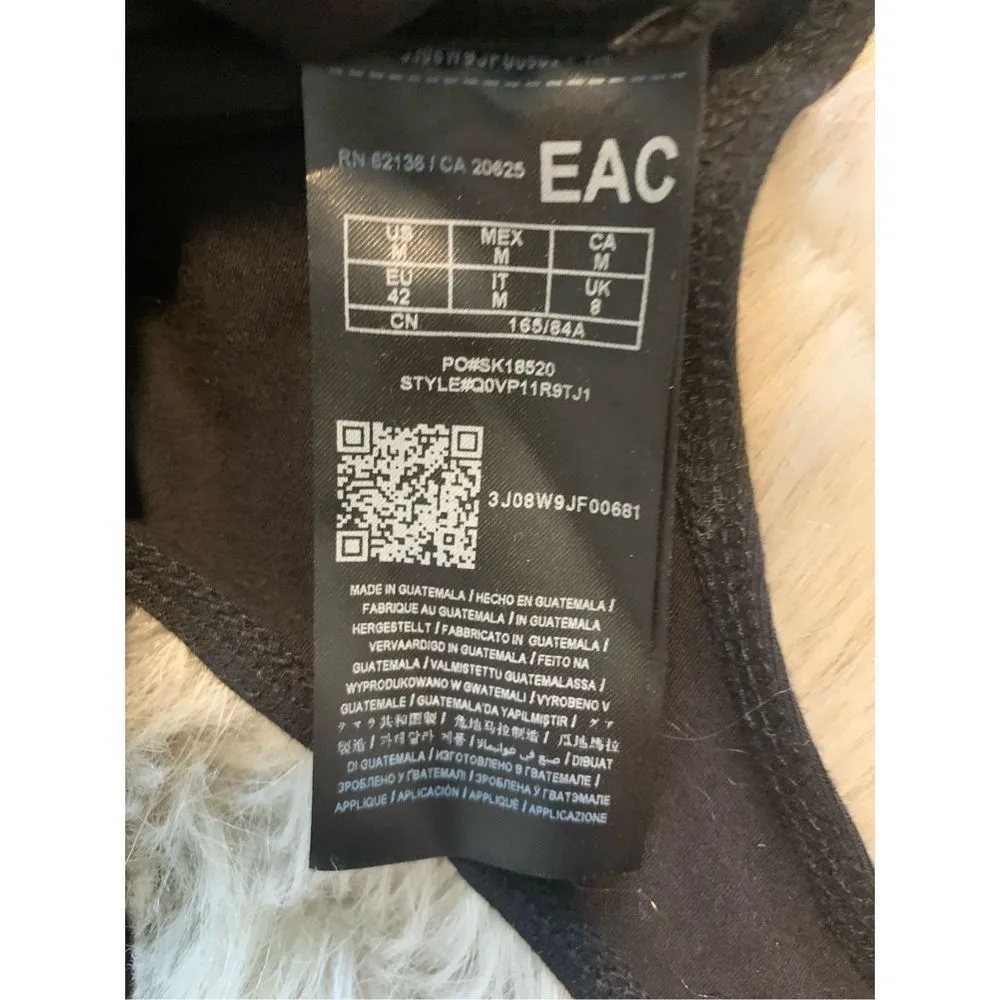 NWT  Anila V-Neck Bodysuit Medium Black - Image 6