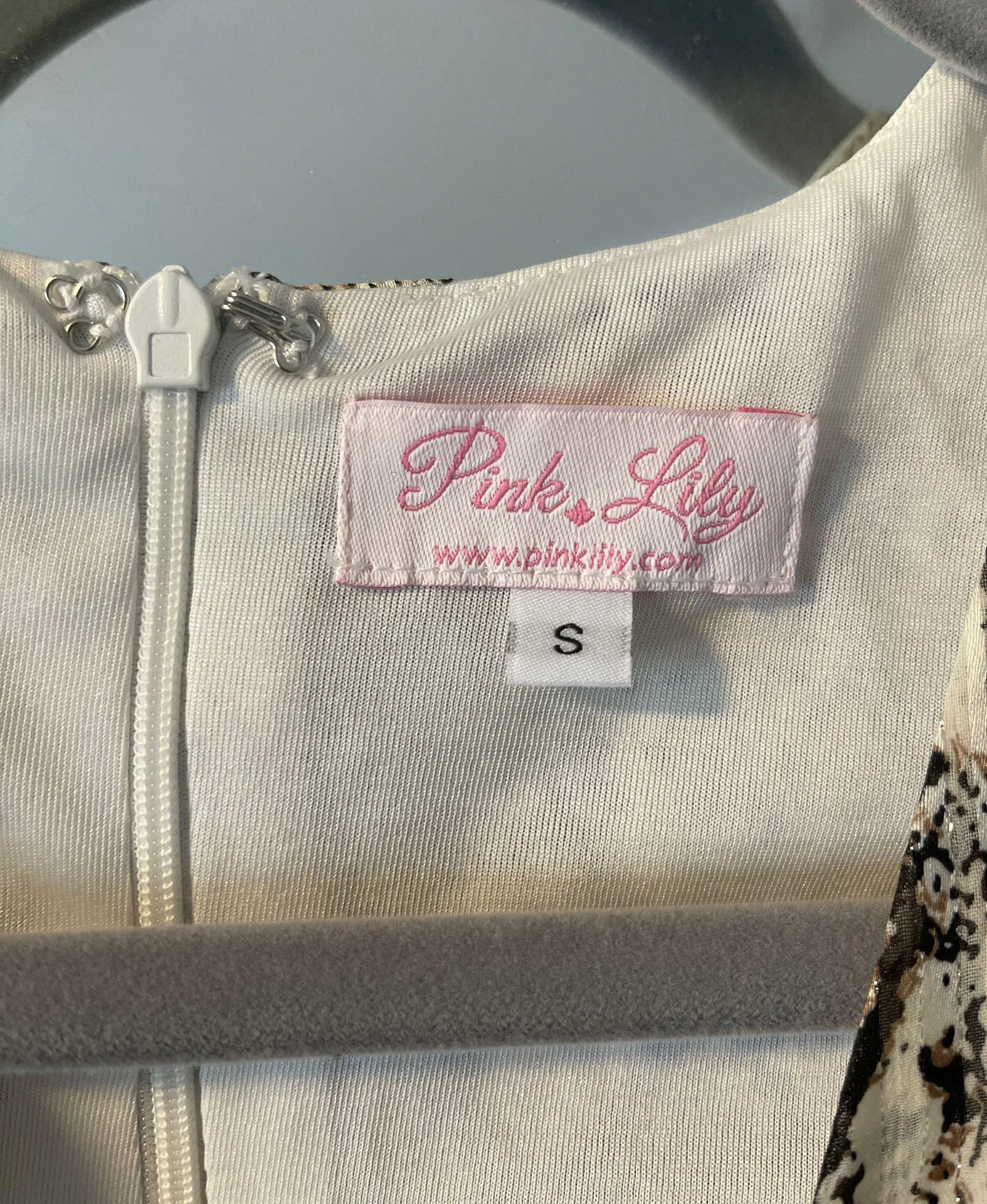 Pink Lily Snake Print Dress - Image 5