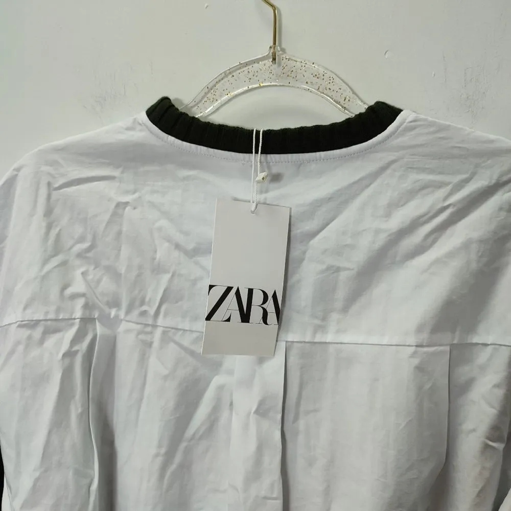 ZARA COMBINED SWEATSHIRT WITH CUT-OUTS - Image 5