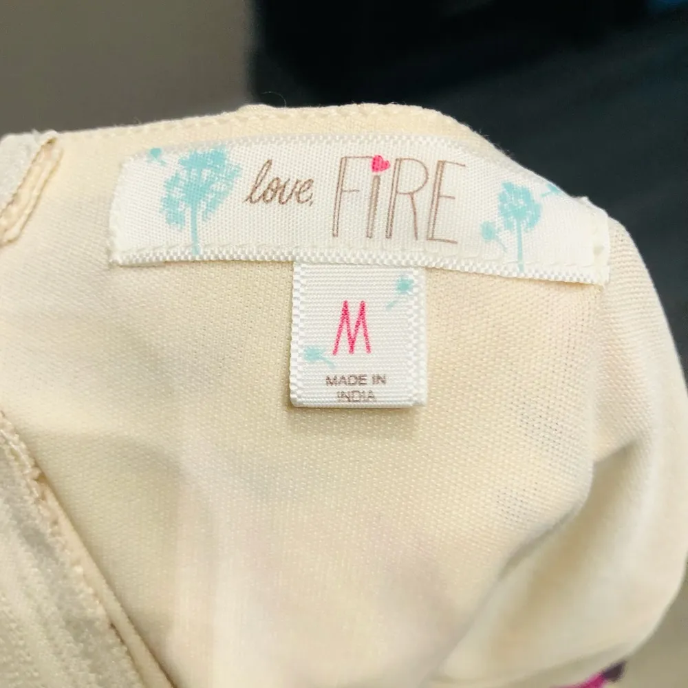 Love Fire Mini Dress. Size:M.Length: 33 - Image 4