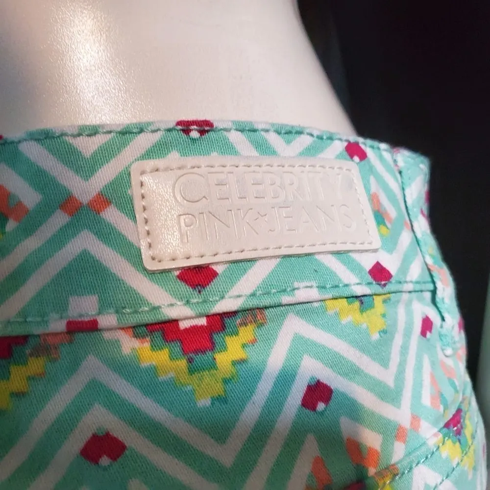 Celebrity Pink Blue, White, Pink, & Yellow Shorts - Image 5