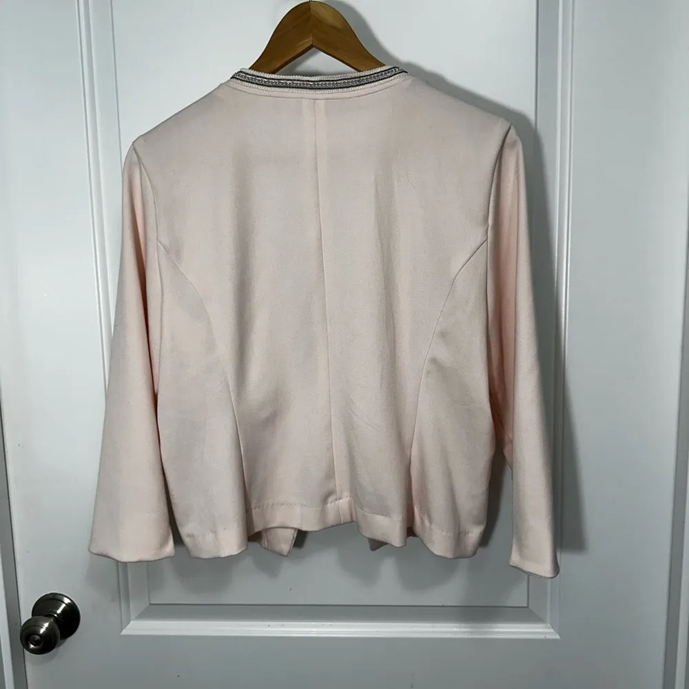 Maurice’s Polyester/Rayon/Spandex Soft Pink Jacket Size Large - Image 2