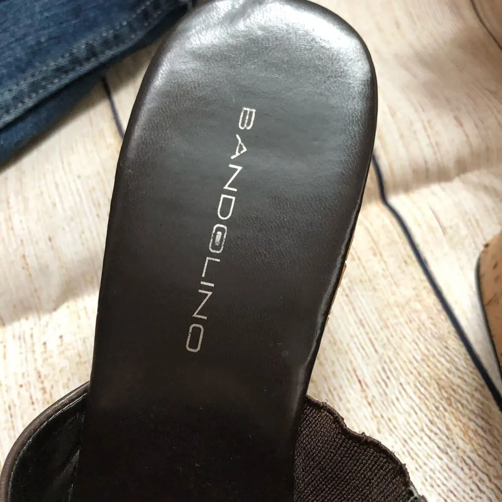 Bandolino Womens Dblamesa Wedge Brown Wedge - Image 5