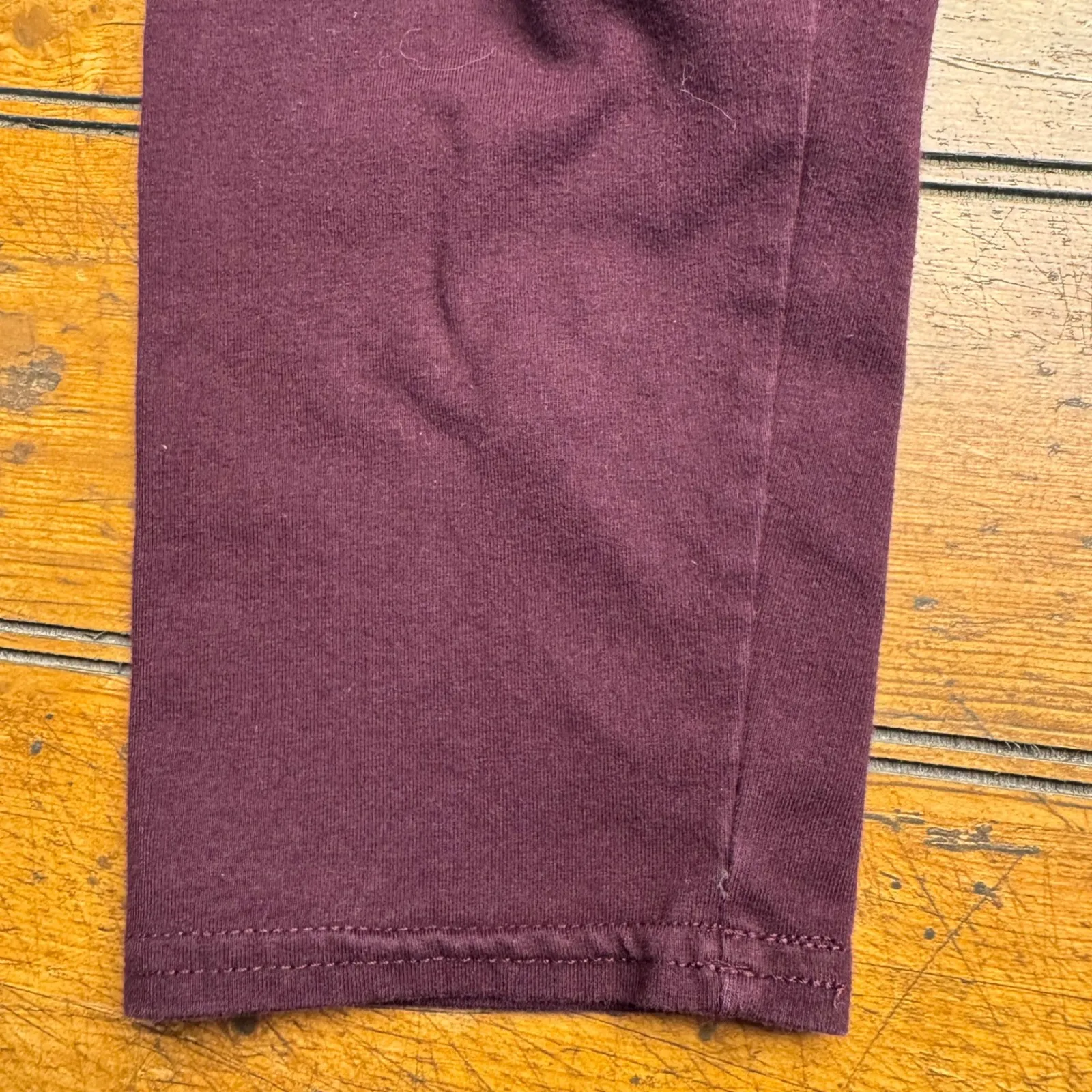 Aerie Chill Play Move Leggings Burgundy Size Large - Image 2