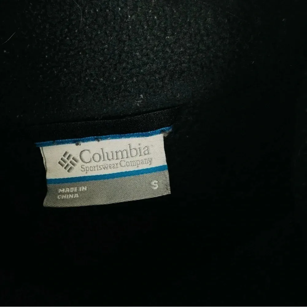 Columbia Women's Full Zip Fleece‎ Jacket Black/Gray Size Small - Image 6