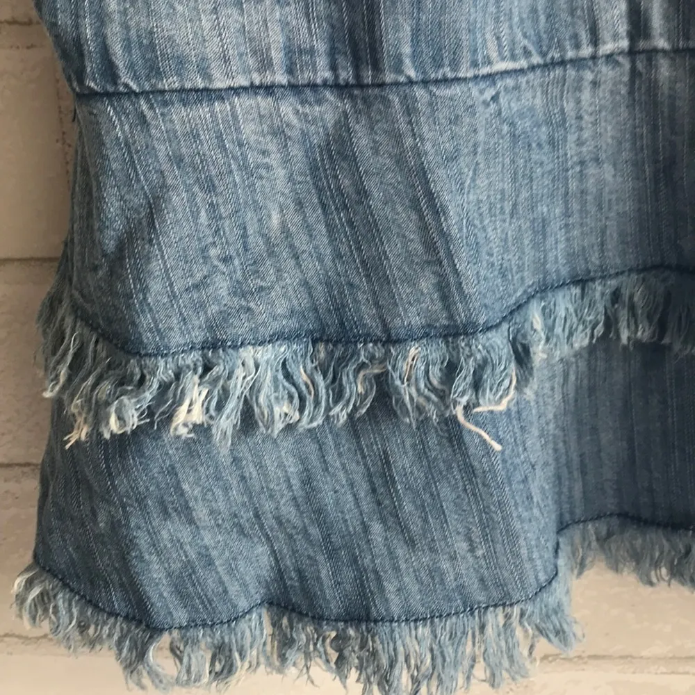 True Religion Denim Tiered Flowy Tank - Image 2