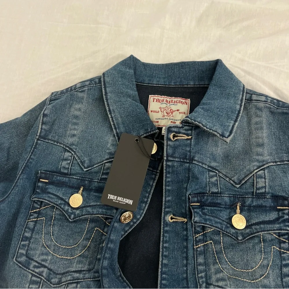 True religion Jesse Single Needle Slim Fit Denim Jacket - Image 8