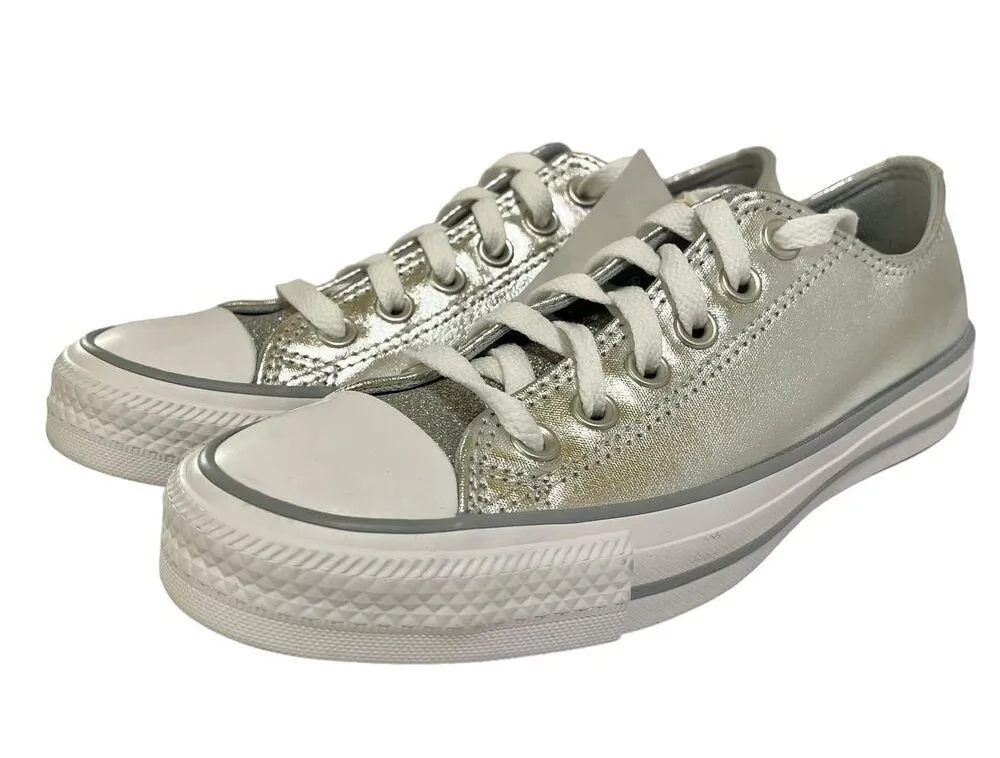 NWT  Chuck Taylor All Star Heirloom Silver Sparkle Low Top Sneakers - Image 2