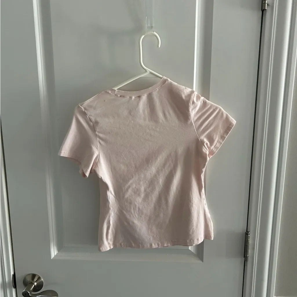 Skims Cotton Jersey Tee Shirt - Image 4