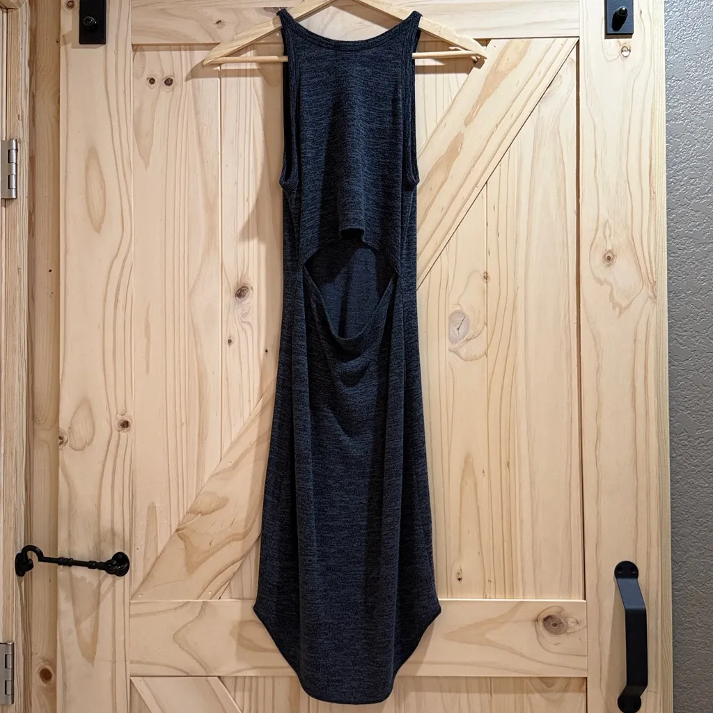 ARITZIA Wilfred Free - Yasmin Cutout Back Knit Midi Bodycon Tank Dress - Image 6