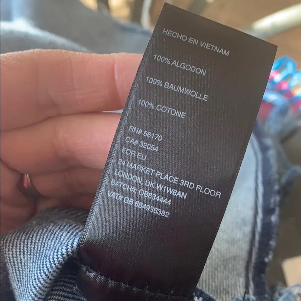 BDG denim fringe hem top - Image 8