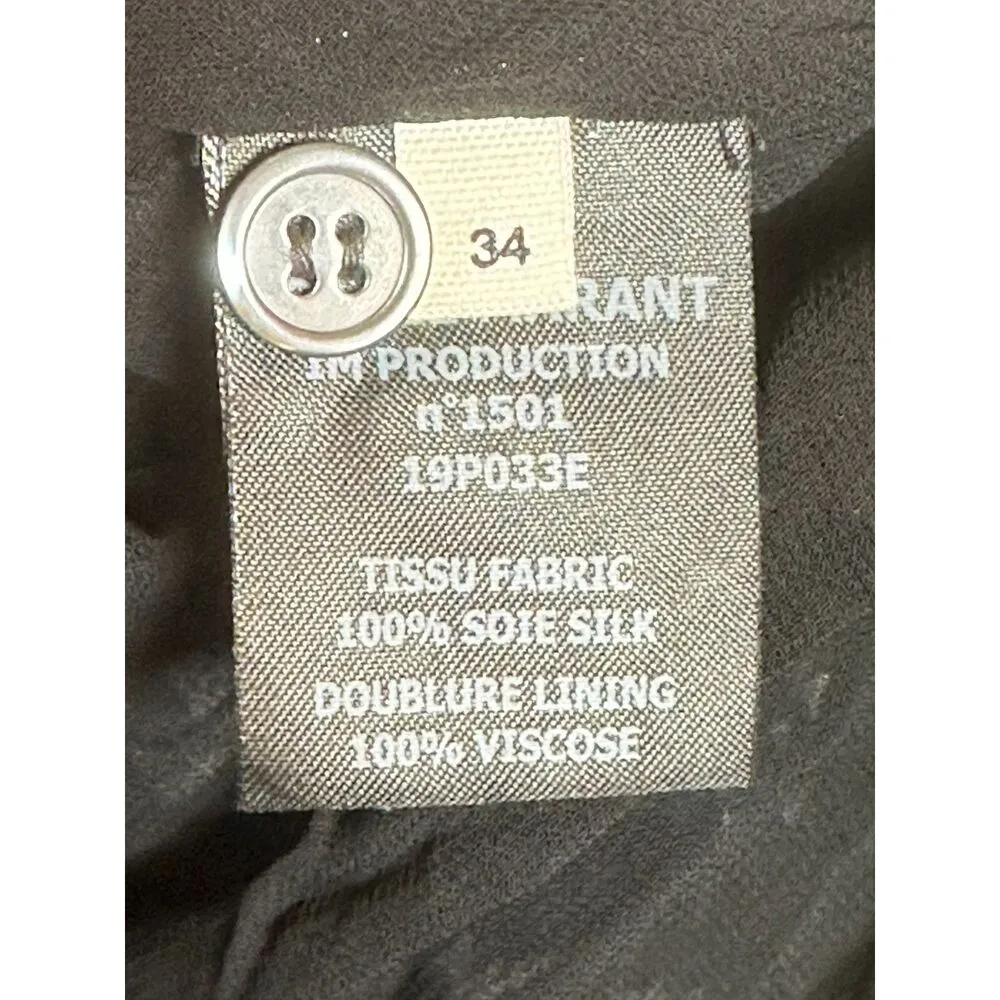 Isabel Marant Etoile Barden Dress Women's Size 34 US 2 Black NWT - Image 6