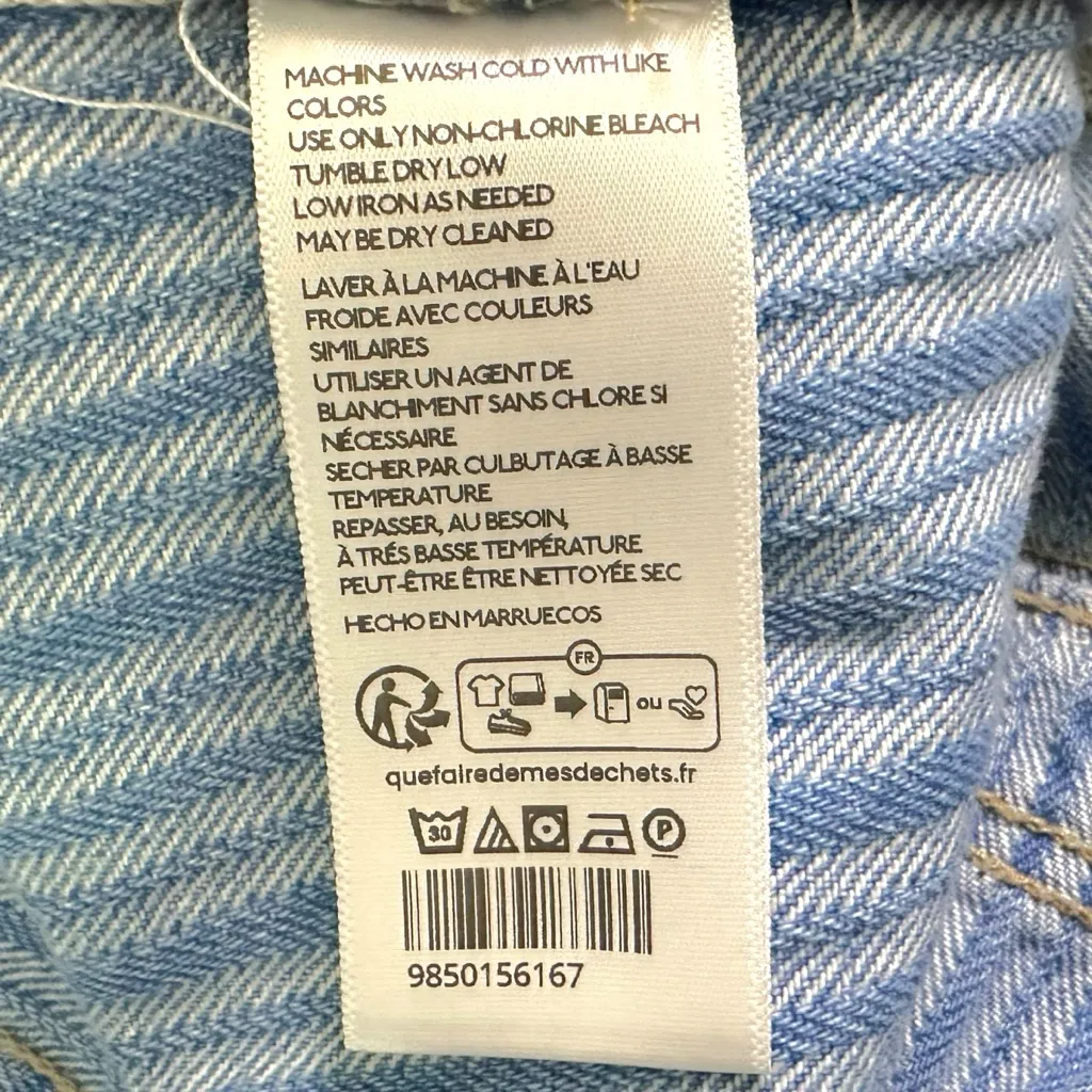 Free People Downtown Denim Railroad Patchwork Coveralls Romper Size XL Bohemian - Image 11