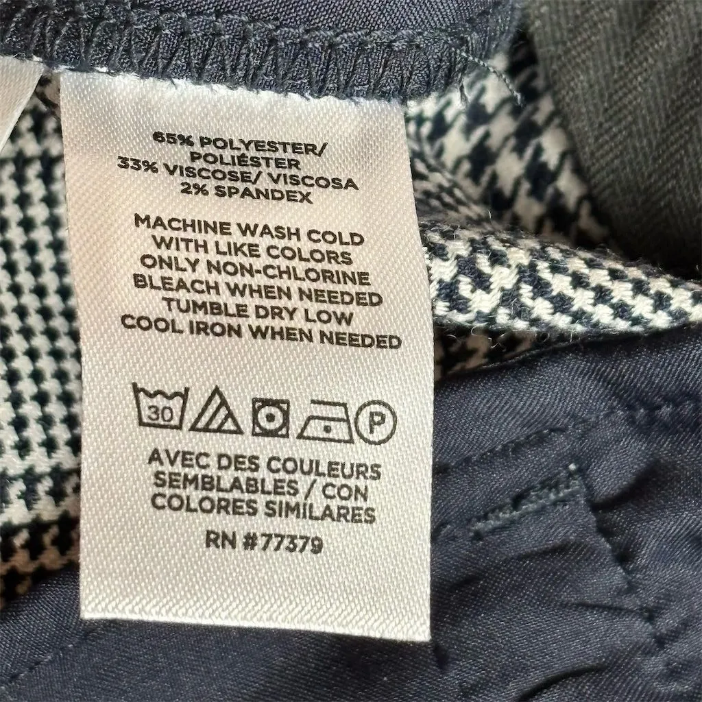 Ann Taylor Women's Glen Plaid Dress Pants Size 10 Multicolor Straight Leg - Image 9