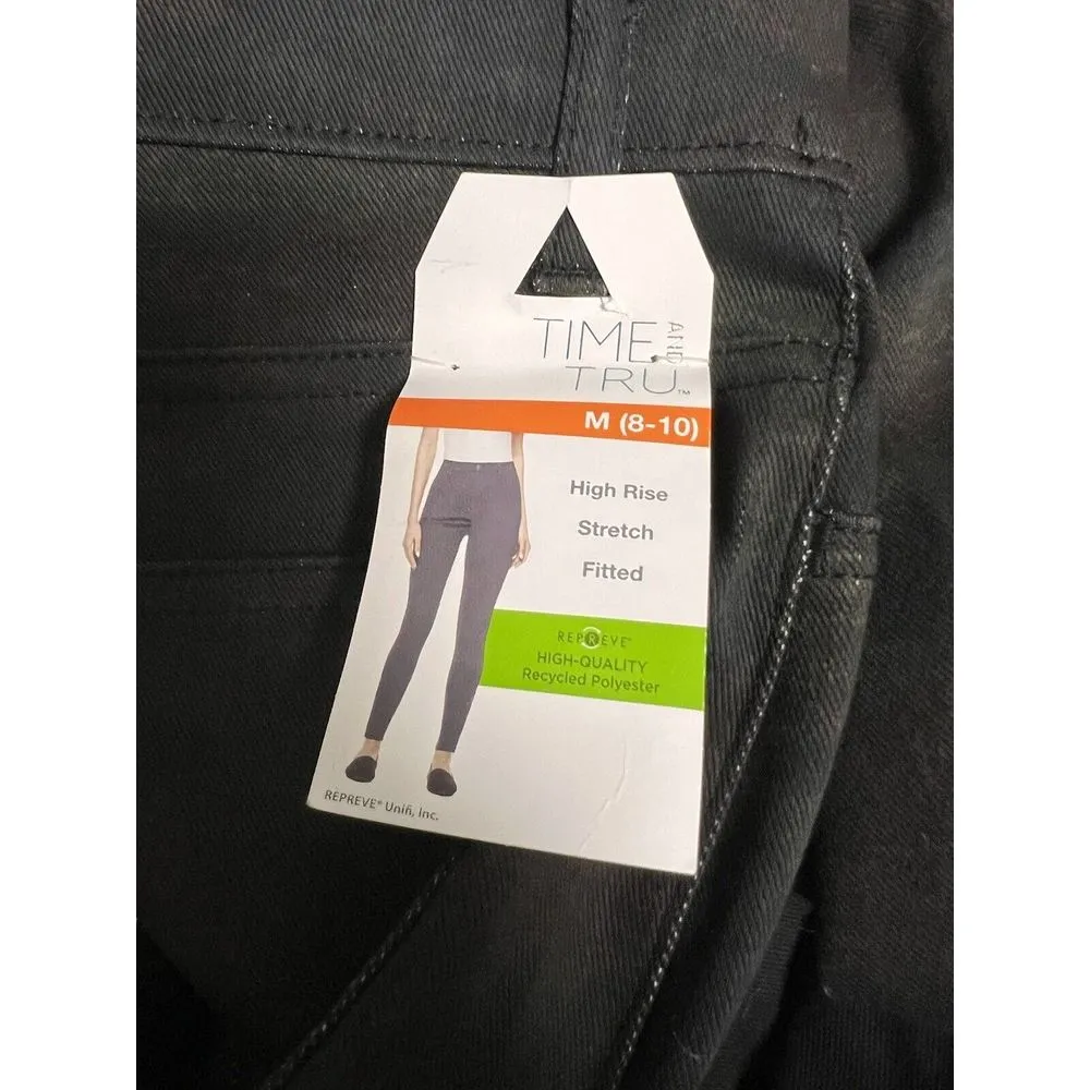 NWT Camo Jeans Women's Size M High Rise Time & Tru Stretch Dark Colors 8 BLD - Image 8